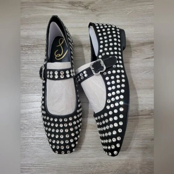 New Sam Edelman Womens Michaela Mary Jane Flat Shoes Size 8 - Picture 3 of 6